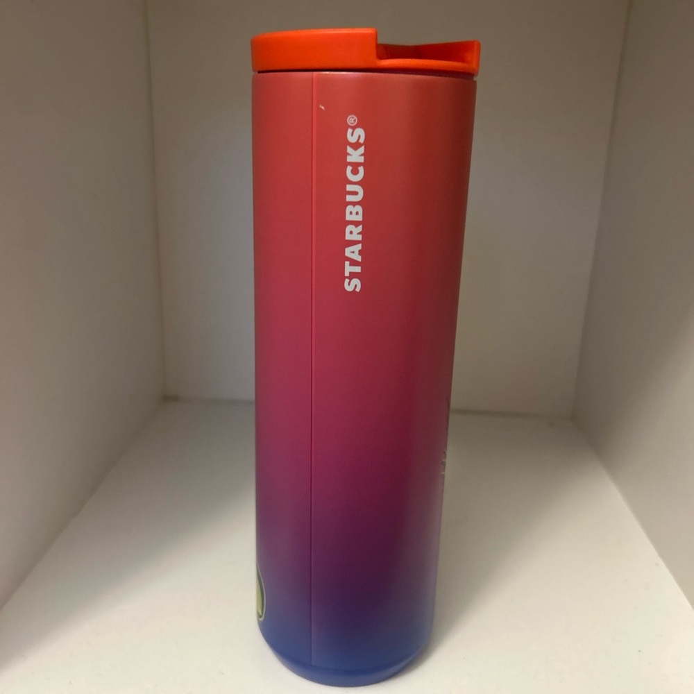 Starbucks Hawaii Insulated Tumbler 16oz Palm Leaf Travel Cup - Picture 2 of 4